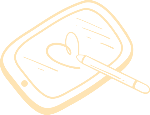 image of heart print