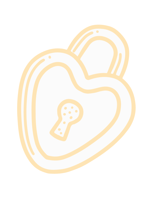 image of heart shaped pad lock