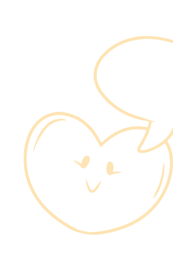 image of heart smile