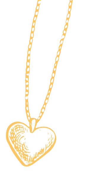 image of keychain with heart