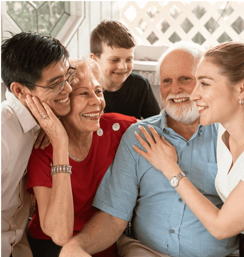 Image of family pic to gether