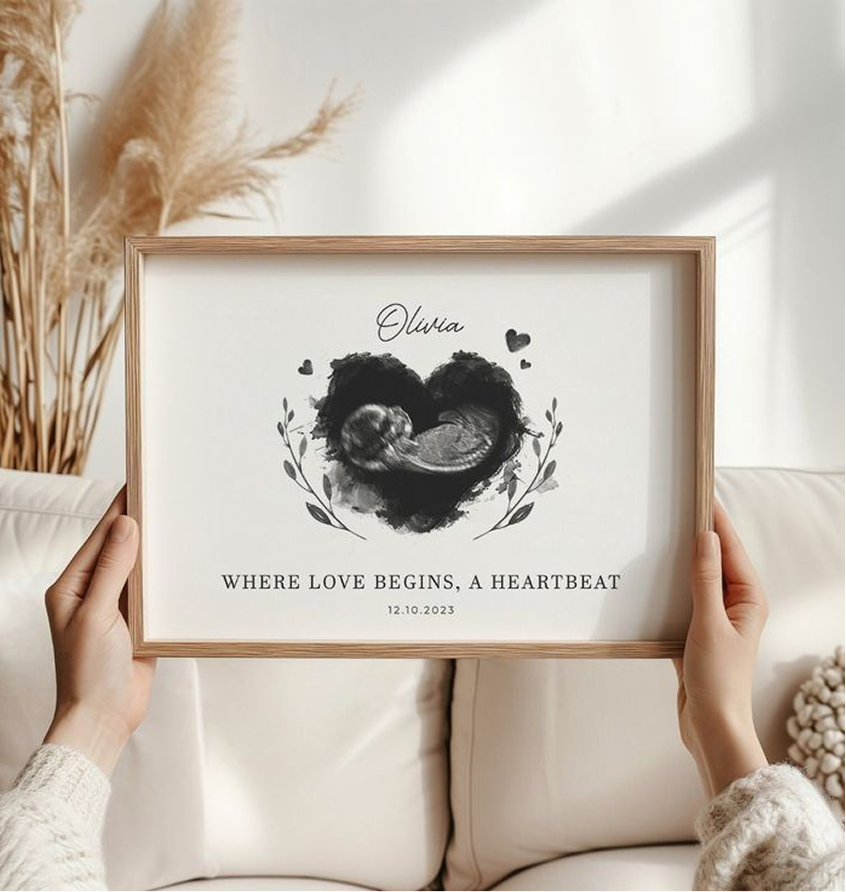 image of scan baby photo frame