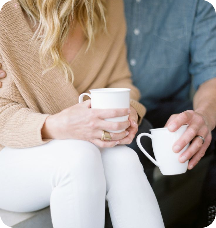 image of couples holding cups