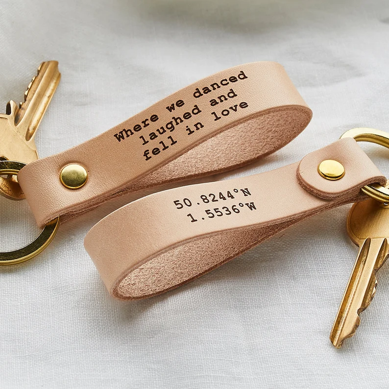 image of two keychain