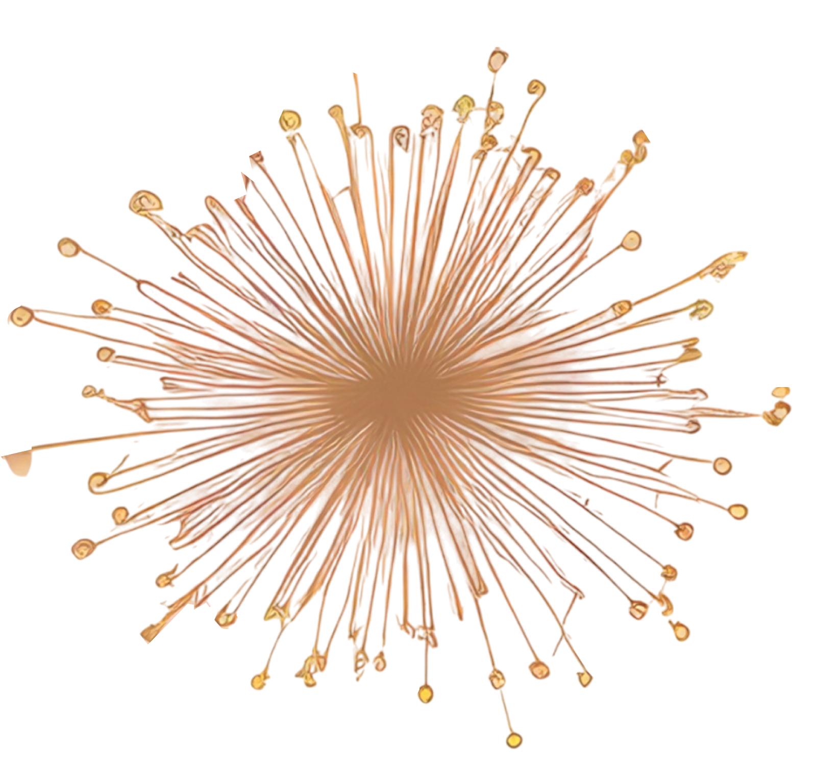 image of golden abstract